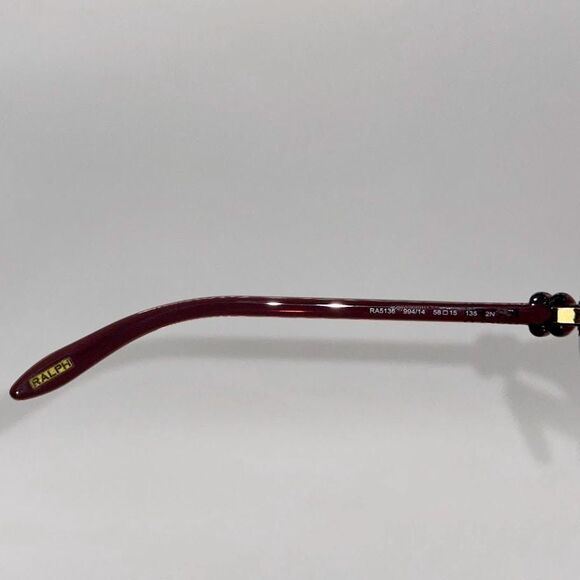 NEW Ladies Y2K Polo Ralph Lauren Large Plastic Sunglasses RA5136 Berry 58/15/135